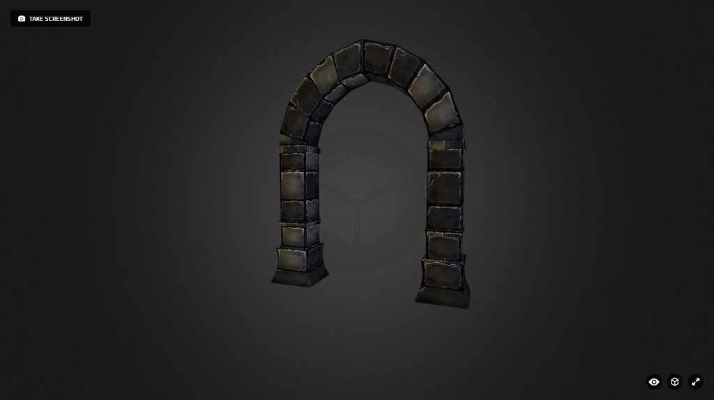 Low-Poly Dungeon Entry preview image 1